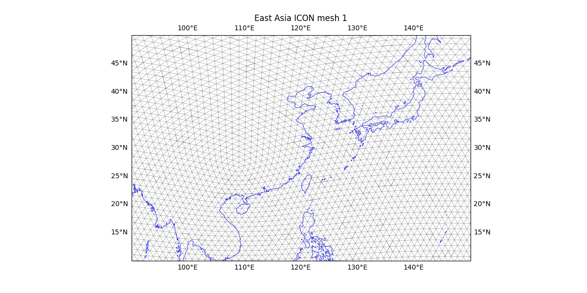 East Asia ICON mesh 1